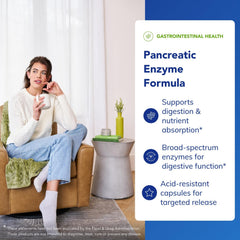 Pure Encapsulations acid-resistant capsules deliver enzymes to the GI tract