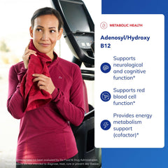 Close-up of the Adenosyl/Hydroxy B12 label from Pure Encapsulations
