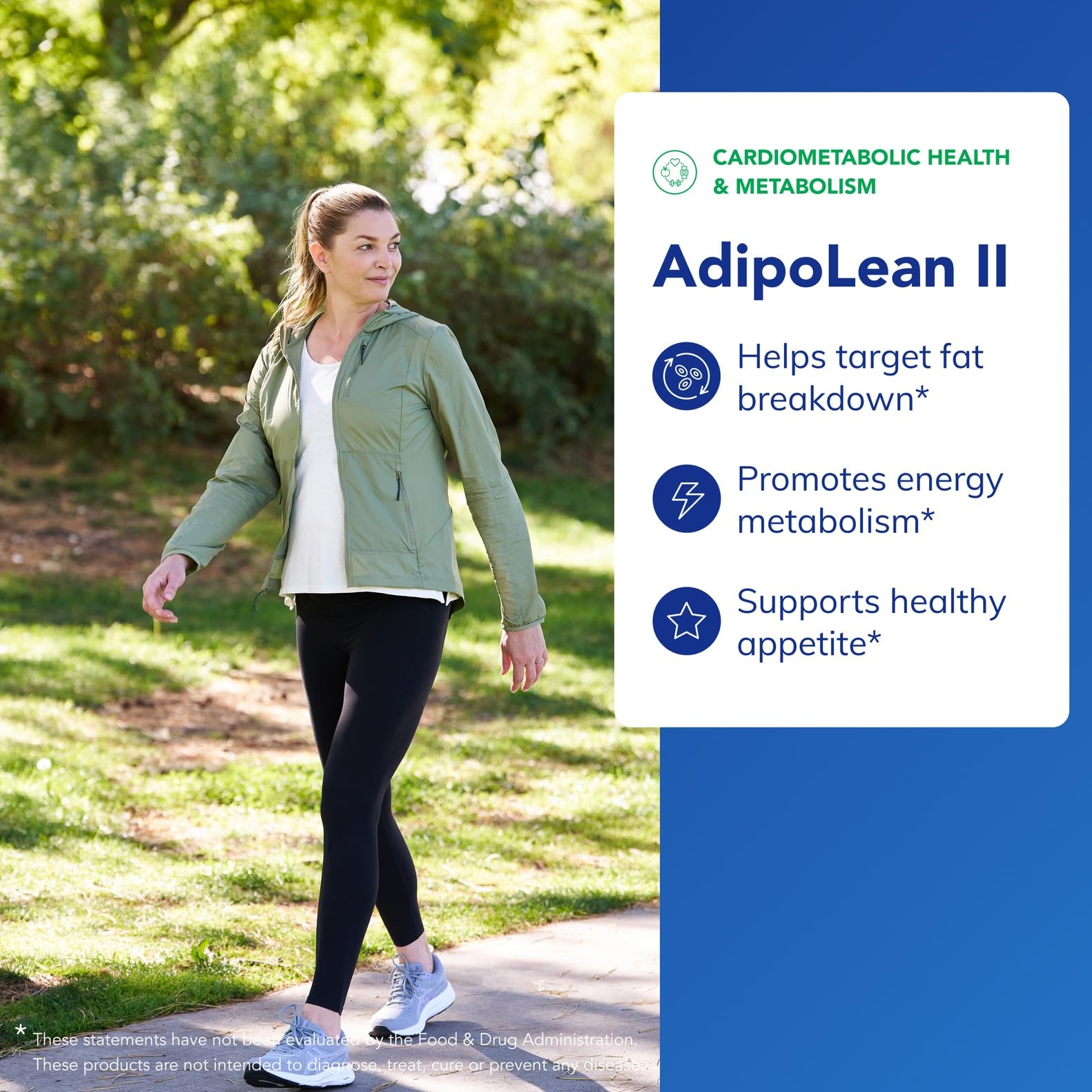 Pure Encapsulations AdipoLean II Ayurvedic herbs visual emphasizes holistic metabolism support.