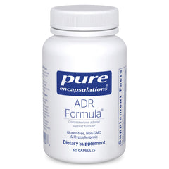 Pure Encapsulations ADR Formula bottle front showing compact capsules for daily support