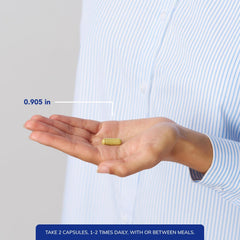 Aller-Essentials capsules pour image highlights easy daily use.