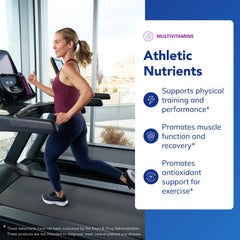 Pure Encapsulations Athletic Nutrients label detail emphasizes purity and allergen-free formula.