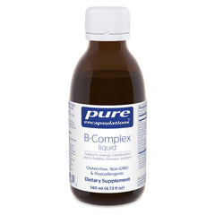 Pure Encapsulations B-Complex Liquid bottle pour for easy daily serving