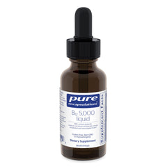 Pure Encapsulations B12 5,000 liquid bottle pour supports easy daily use and energy