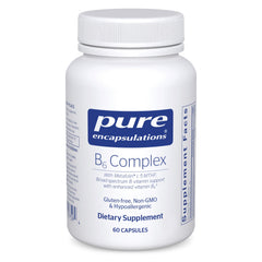 Pure Encapsulations B6 Complex bottle front view supports daily nervous system health.