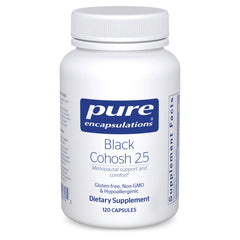 Pure Encapsulations Black Cohosh bottle for menopause comfort and daily wellness