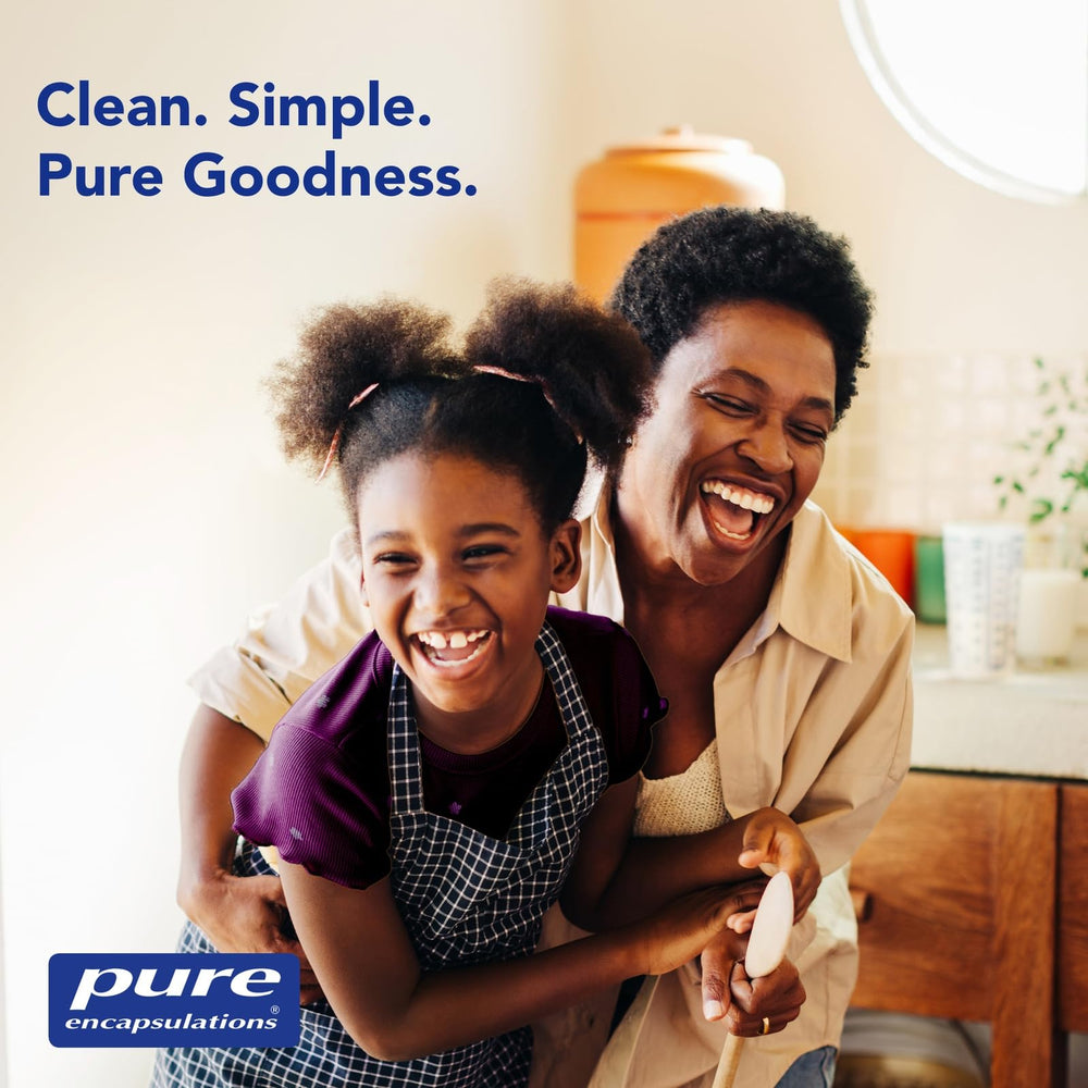 Pure Encapsulations bottle highlights breast comfort support during cycles