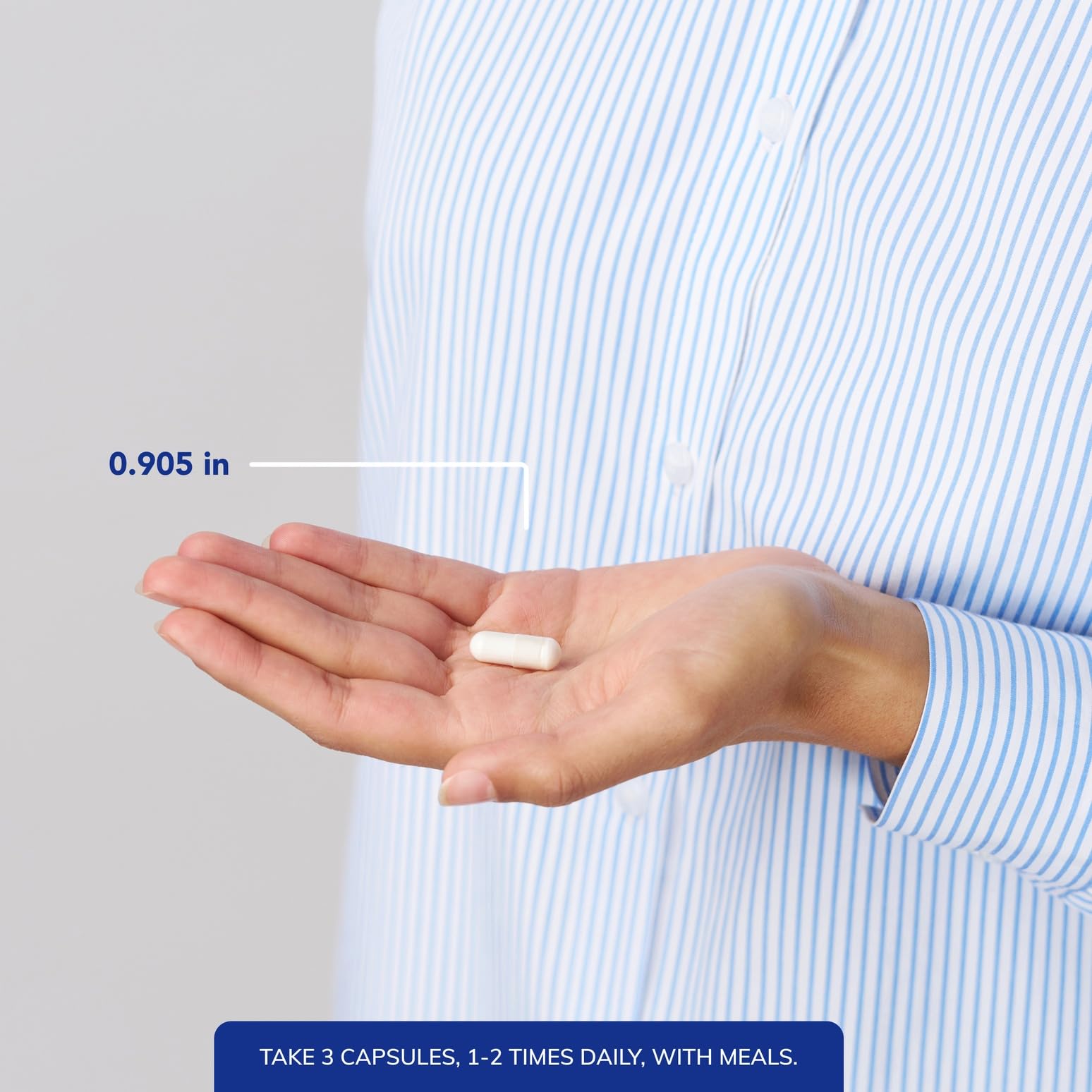 Capsules from Pure Encapsulations +Cal+ with Ipriflavon on a clean surface.