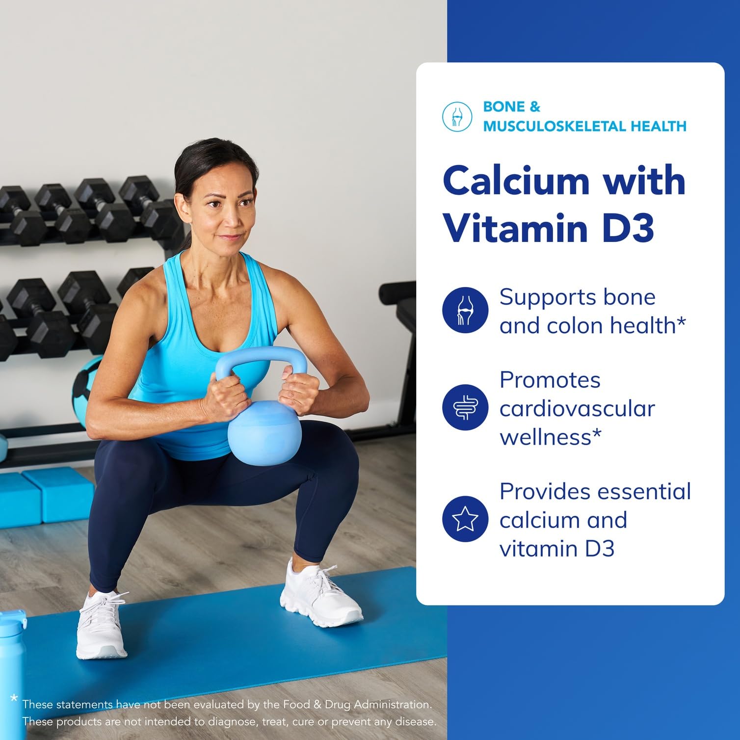 Close-up of Pure Encapsulations Calcium with Vitamin D3 capsules.