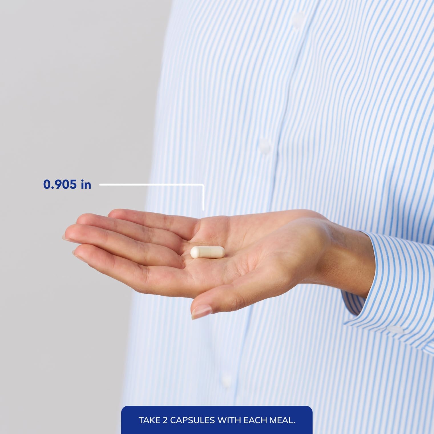 Bottle side info communicates purity and allergen-free formulation for CholestePure