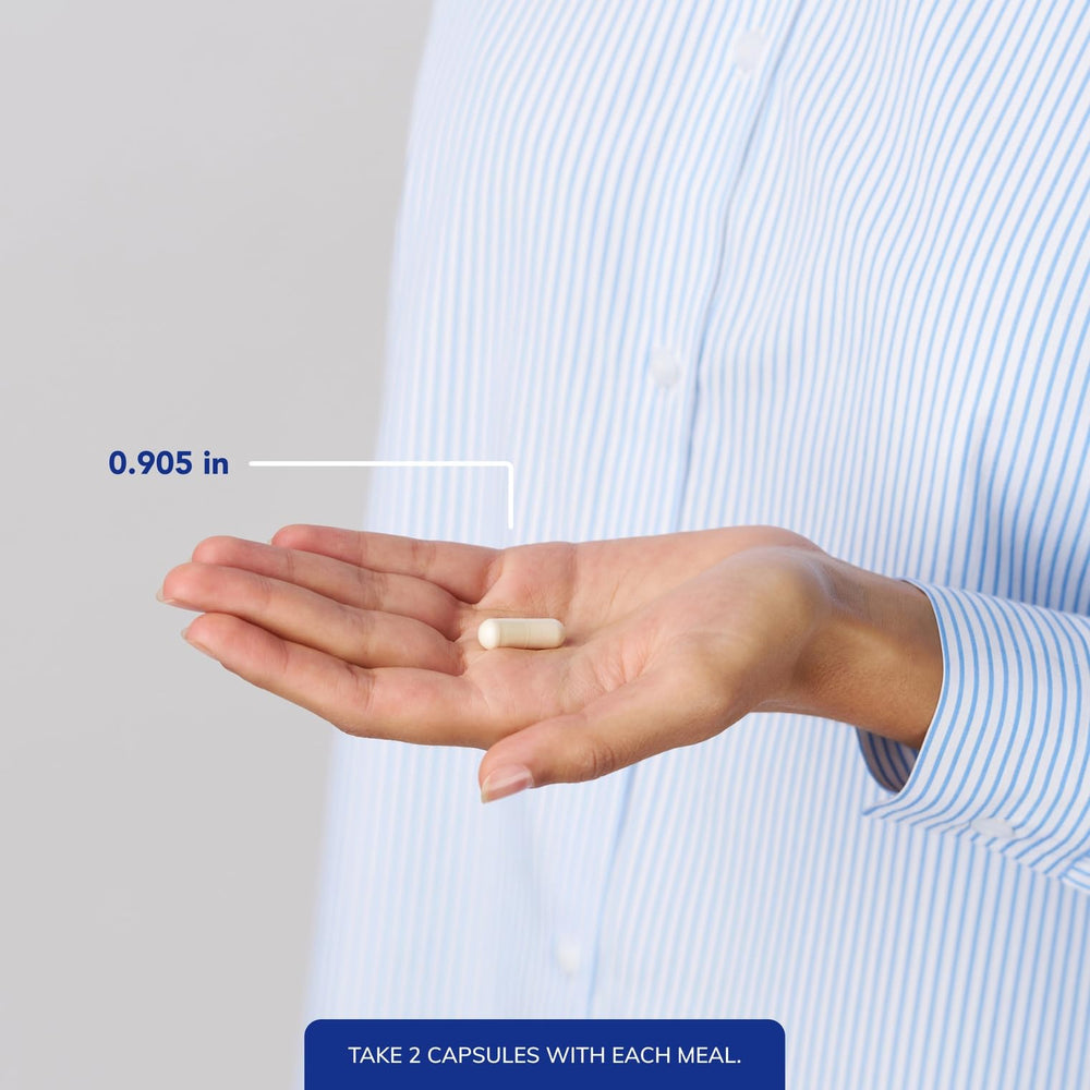 Bottle side info communicates purity and allergen-free formulation for CholestePure