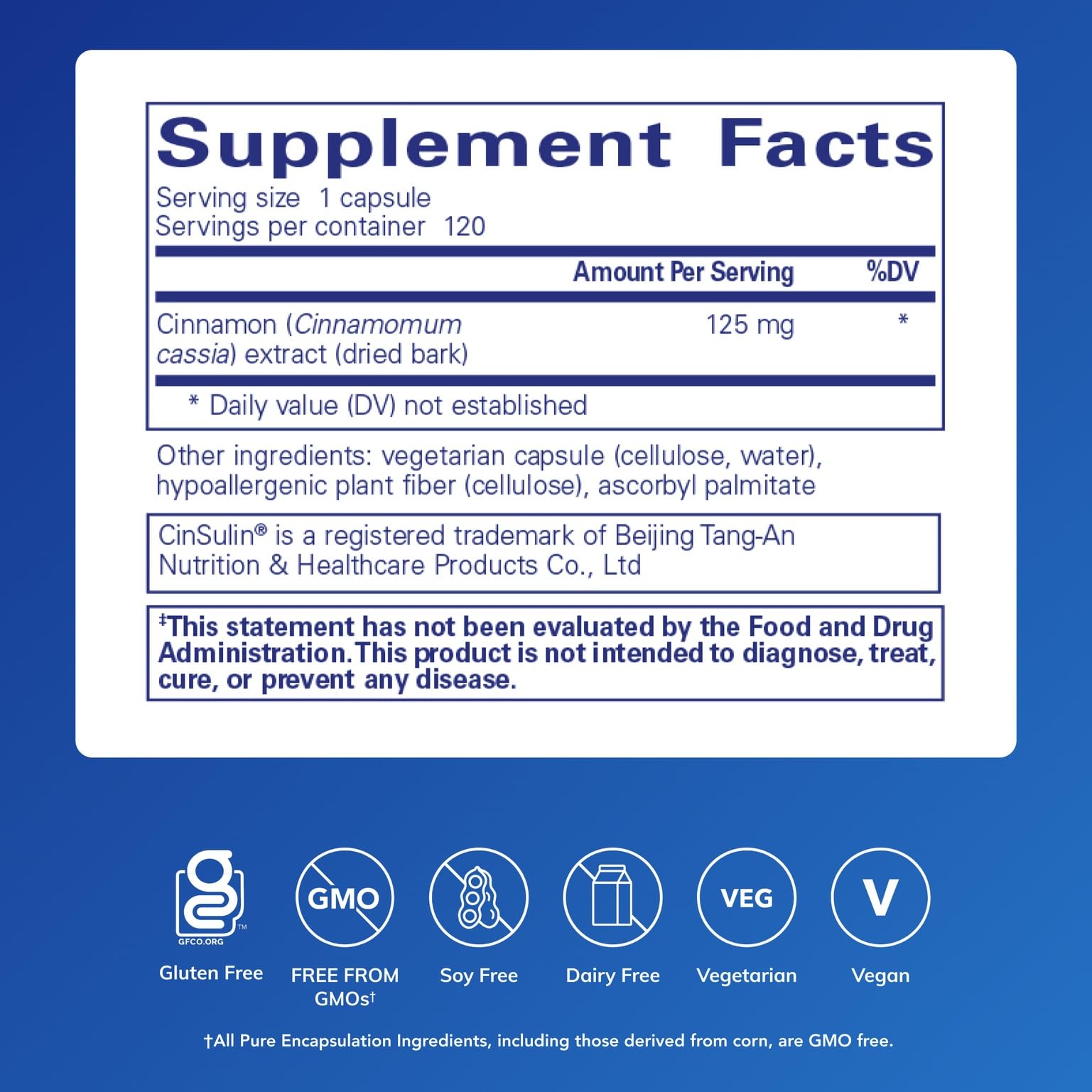 Close-up of Cinnamon WS capsules emphasizing pure, high-quality ingredients for daily wellness