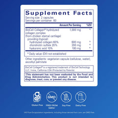 Closeup of Collagen JS capsules for skin and joint health
