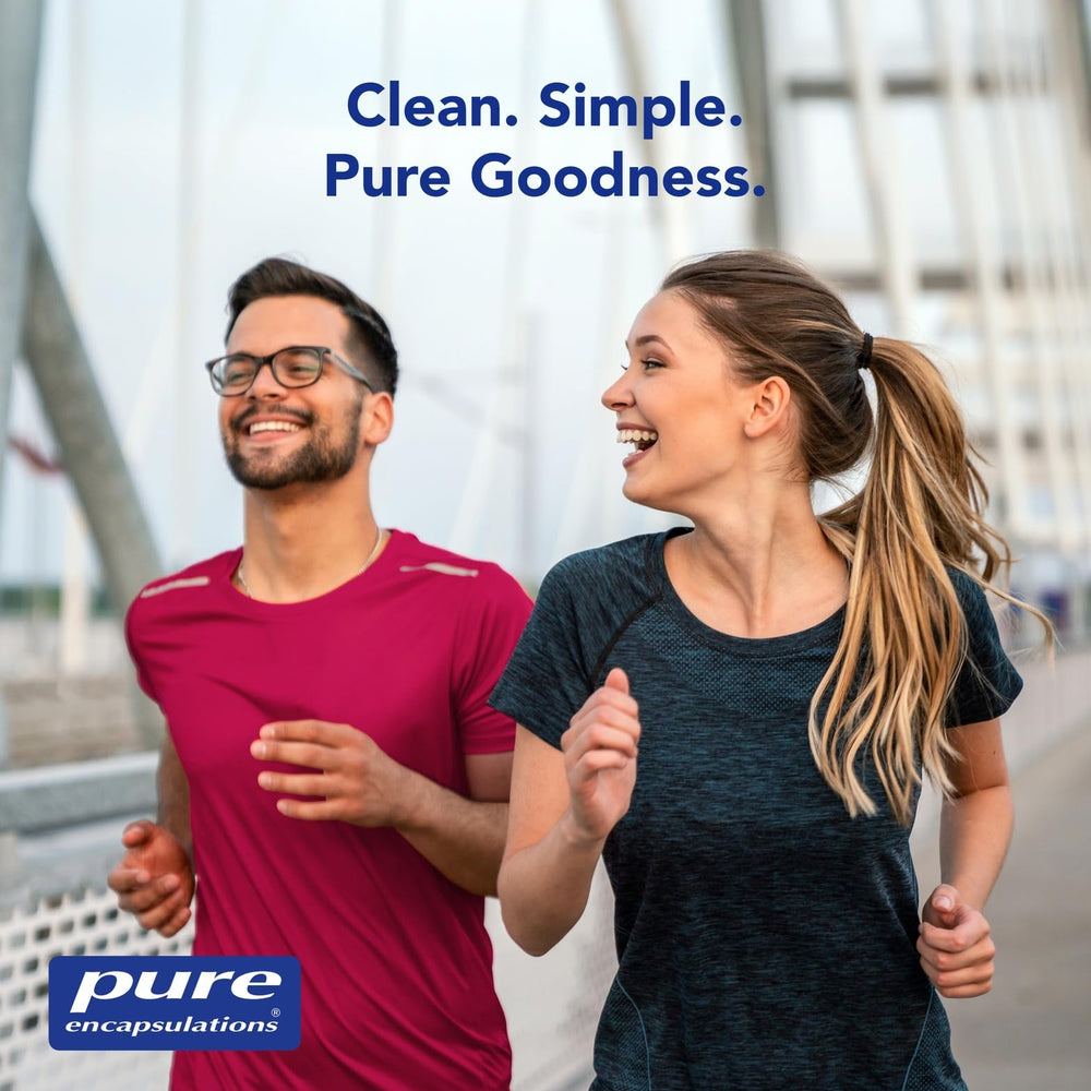 Packaging display emphasizing non-GMO and vegetarian Pure Encapsulations