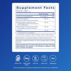 Pure Encapsulations Cortisol Calm capsules closeup for easy daily use
