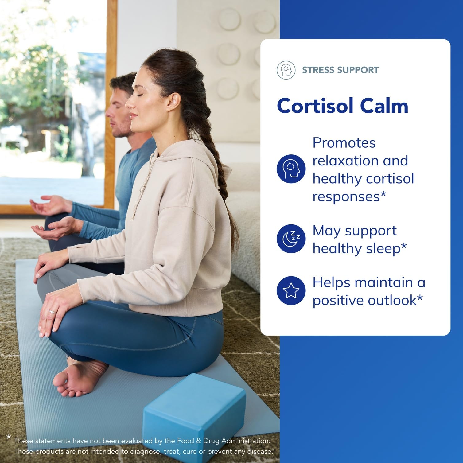 Pure Encapsulations Cortisol Calm label highlights herbal blend