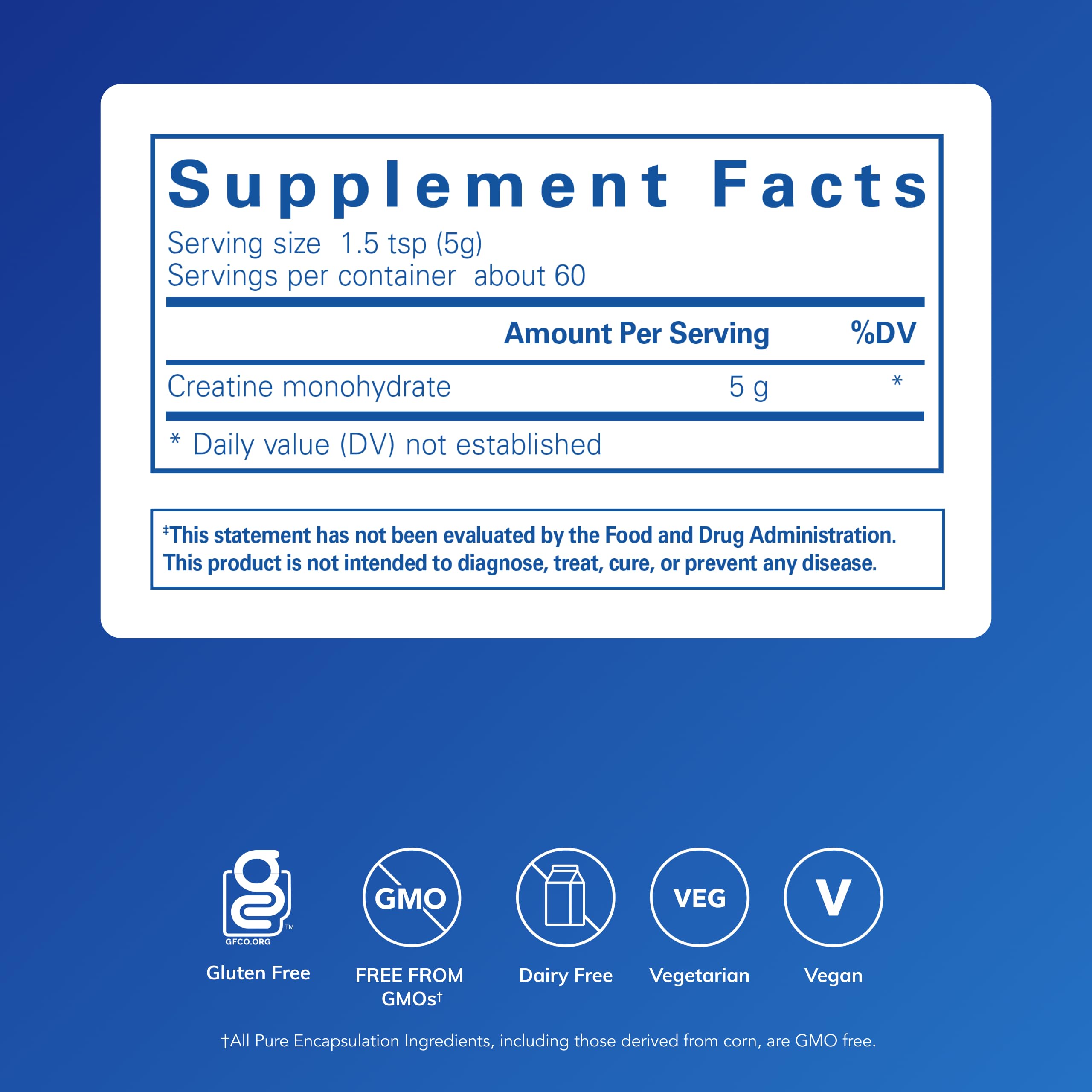 Measuring scoop dispensing creatine powder for consistent dosing.