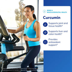 Pure Encapsulations Curcumin label detail indicating vegan and non-GMO formula