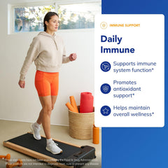 Pure Encapsulations Daily Immune highlights vitamin C and zinc.