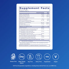 Capsules of Pure Encapsulations Daily Stress Formula ready to take for daily stress support