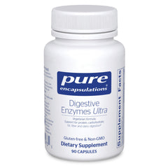Pure Encapsulations Digestive Enzymes Ultra bottle front showing product label and form factor for broad digestion benefits