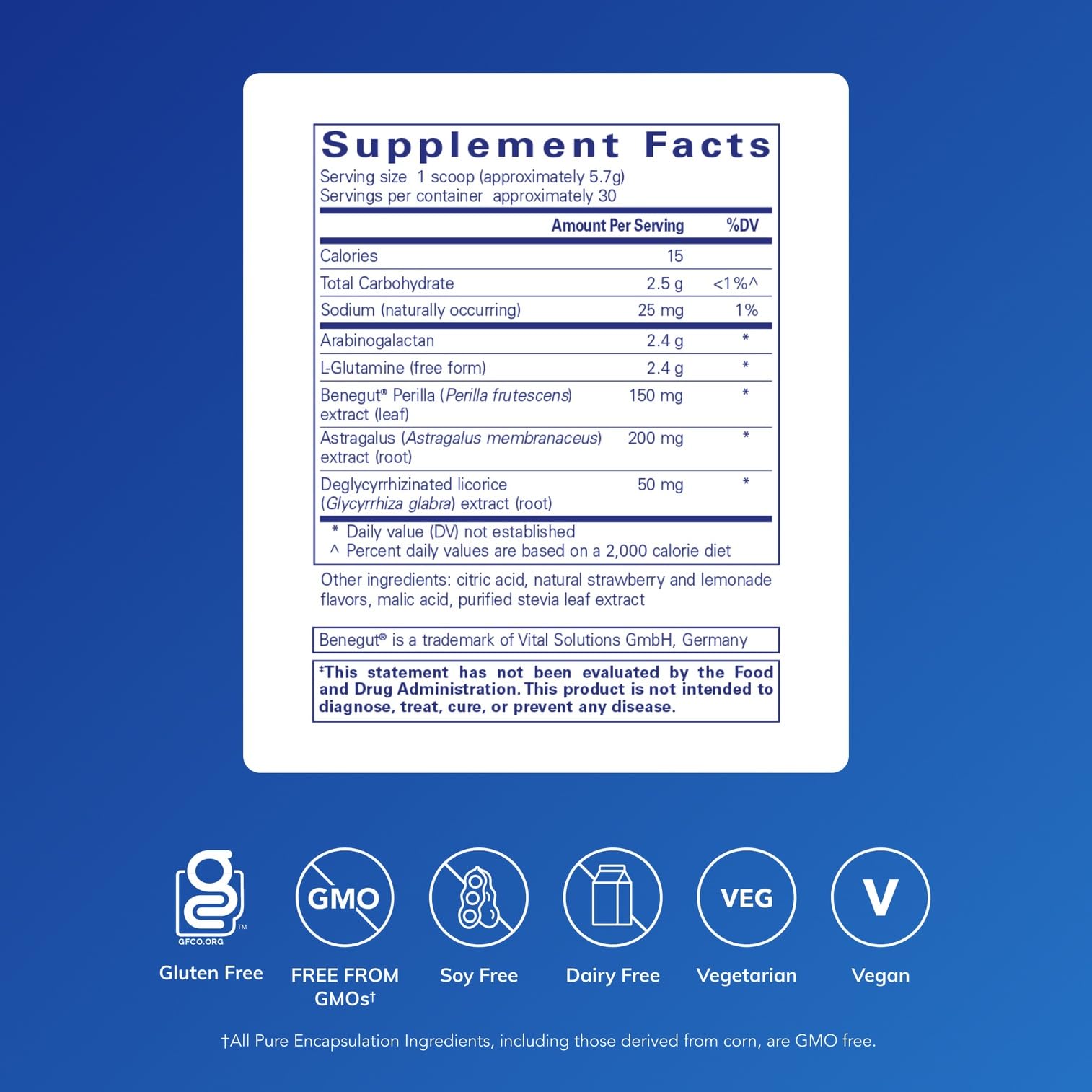 Pure Encapsulations Epi-Integrity Powder scoop for precise dosing