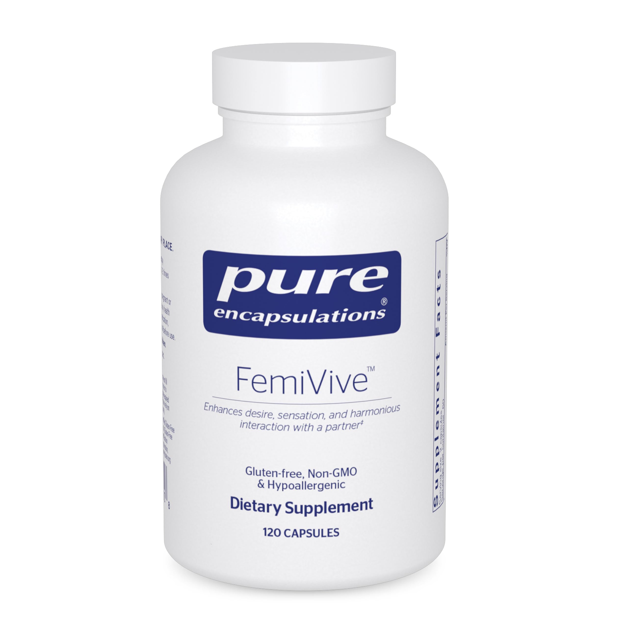 Pure Encapsulations FemiVive bottle for easy daily wellness use