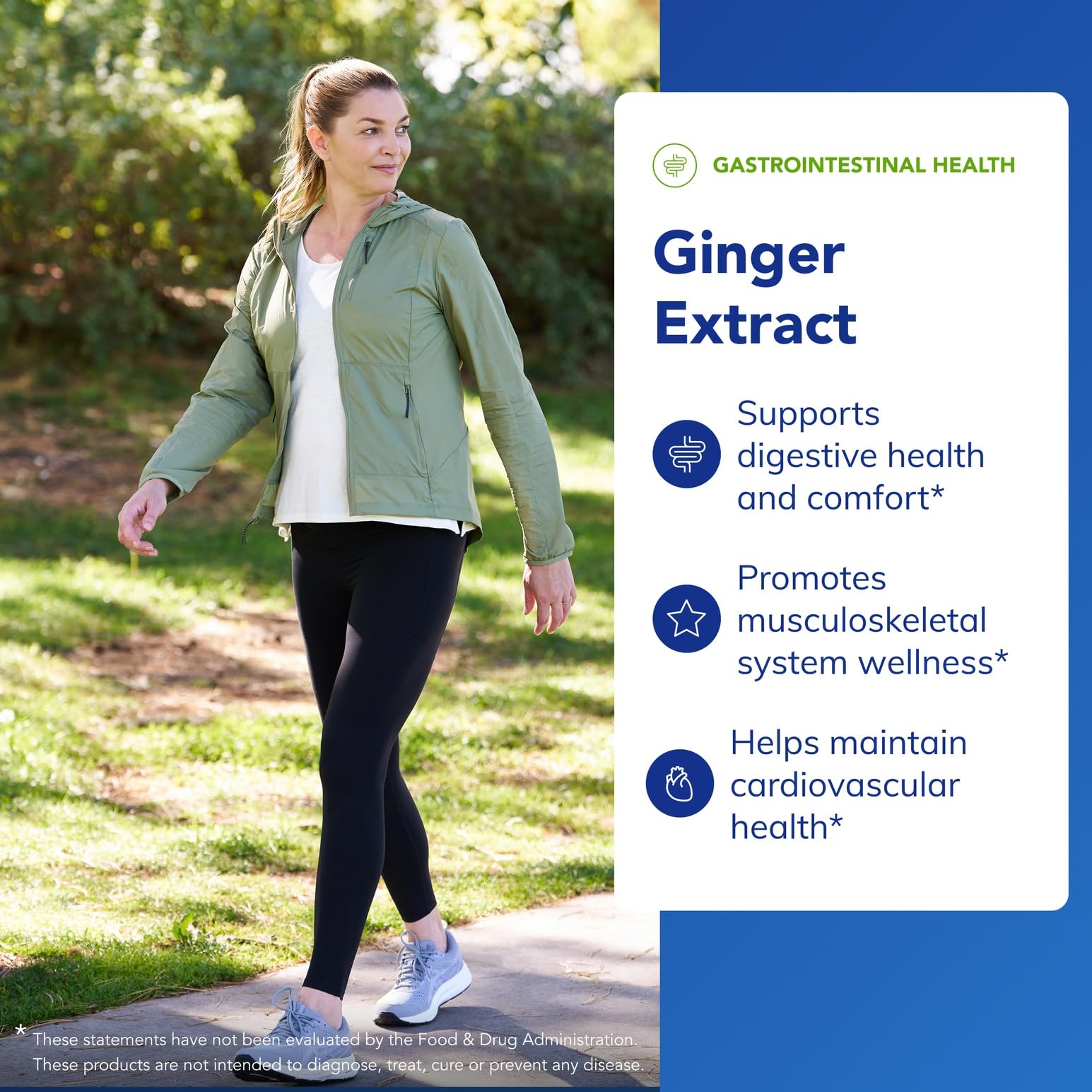 Ginger Extract capsules arranged for daily digestive support from Pure Encapsulations