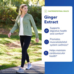 Ginger Extract capsules arranged for daily digestive support from Pure Encapsulations