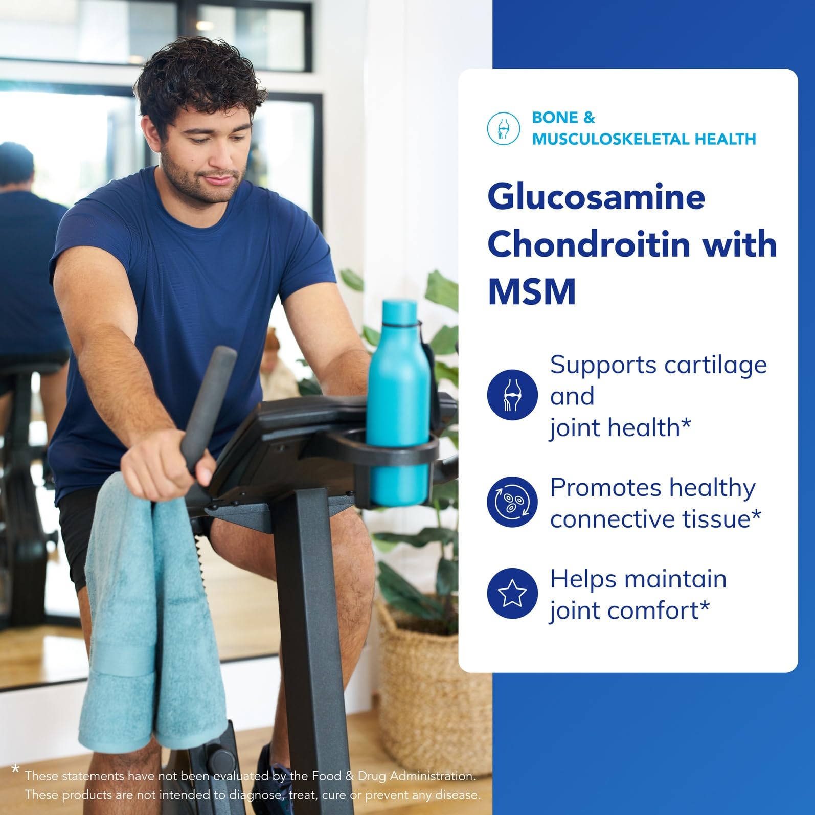 Pure Encapsulations Glucosamine Chondroitin with MSM label conveys clean formulation and allergen-conscious branding for trusted quality.