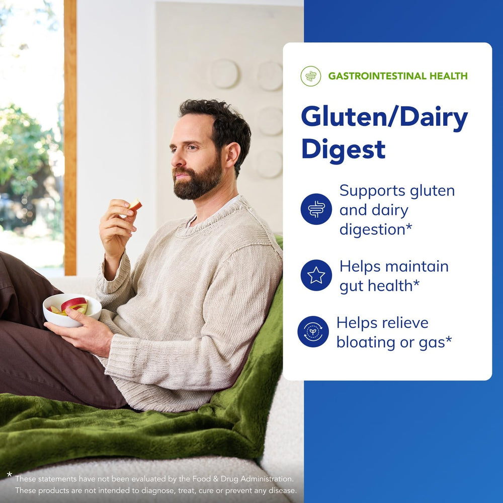 Pure Encapsulations Gluten/Dairy Digest capsules-closeup showing capsule form