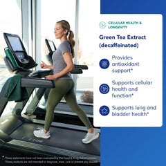 Decaffeinated green tea extract capsule close-up, emphasizing caffeine-free option.
