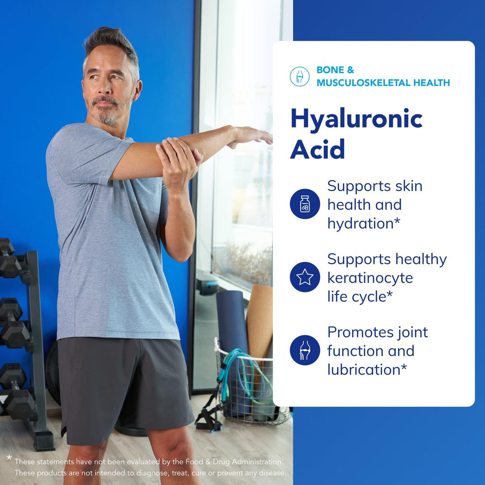 Pure Encapsulations label highlights HyaMax low molecular weight hyaluronic acid absorption.