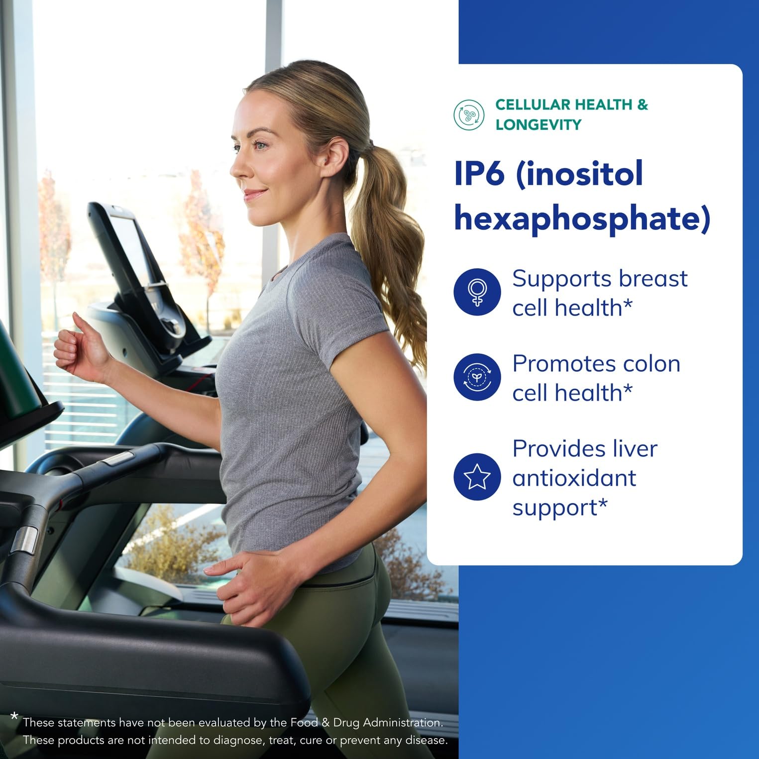 IP6 label closeup shows pure quality and allergen-free ingredients.