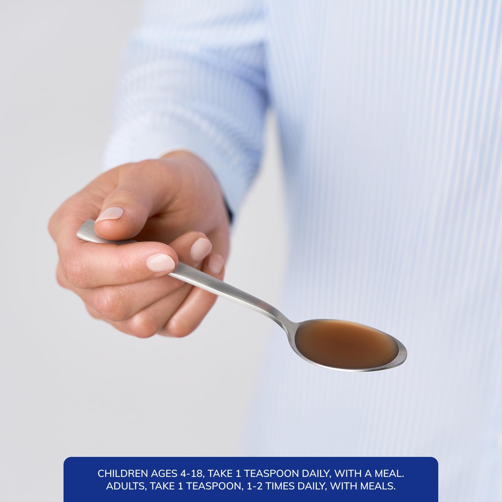Pure Encapsulations Iron Liquid amber-tone liquid signals gentle tasting option.