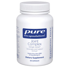 Pure Encapsulations Joint Complex bottle shows daily joint comfort support.