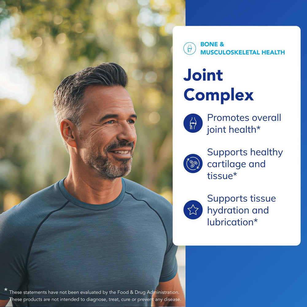Pure Encapsulations Joint Complex undenatured type-II collagen supports cartilage health.