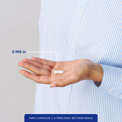 Pure Encapsulations L-Arginine nutrition facts panel close-up