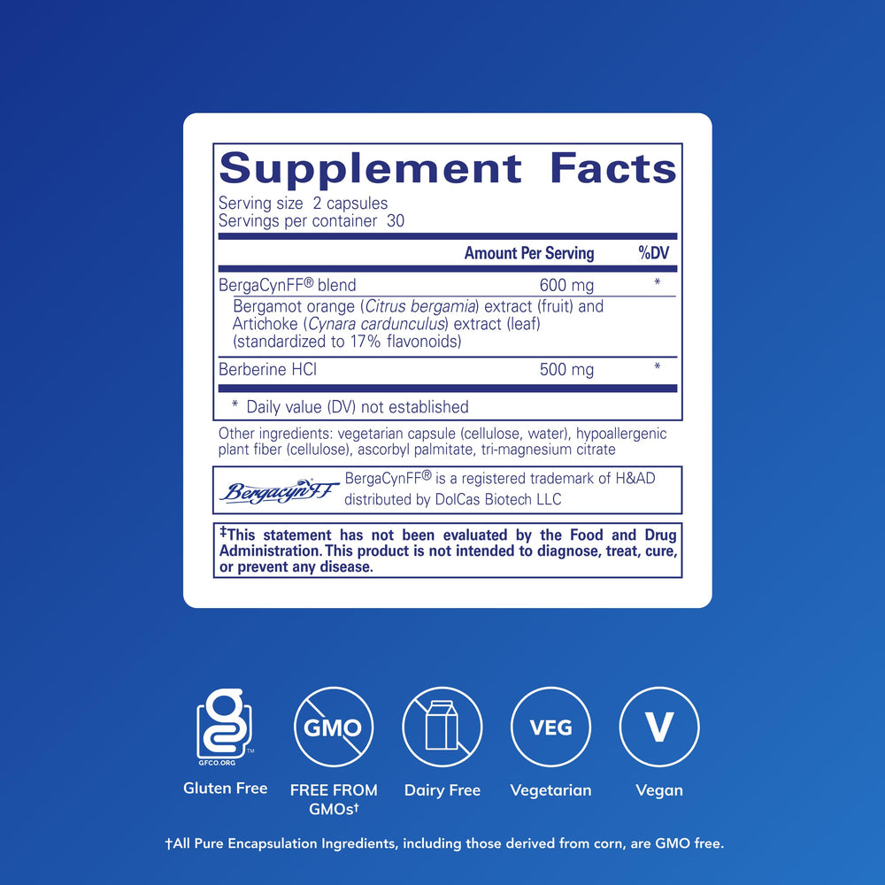 Pure Encapsulations Lipid Support Complex capsules ready to take with meals.