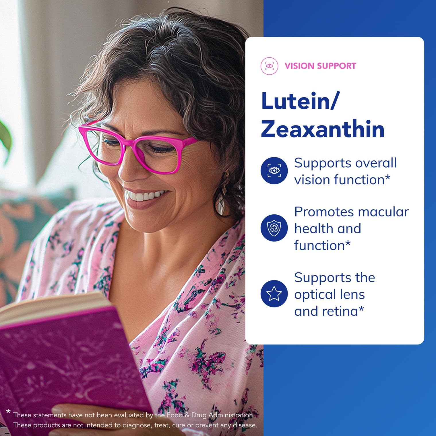 Pure Encapsulations Lutein & Zeaxanthin label highlights non-GMO ingredients.