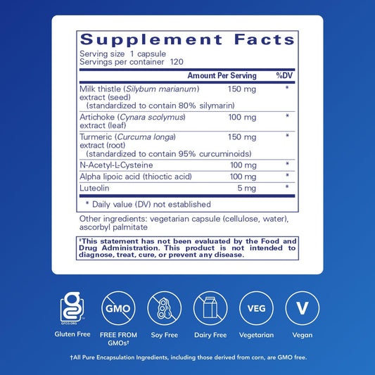 Close-up of LVR Formula capsules highlighting hypoallergenic formulation.