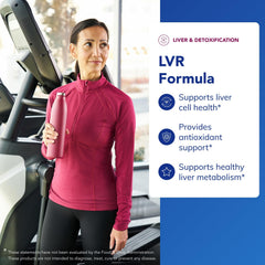 LVR Formula ingredients include silymarin, curcumin, artichoke supporting liver cells.