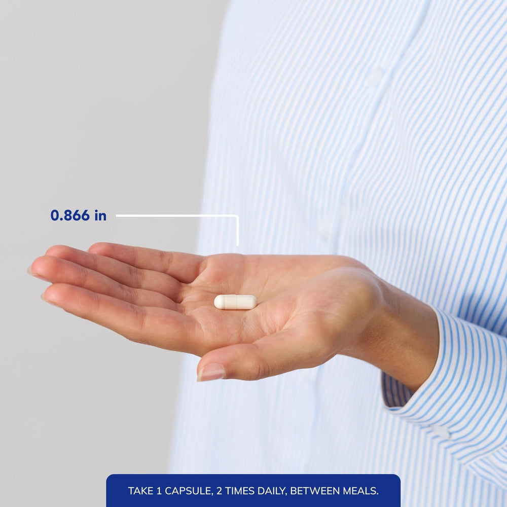 Pure Encapsulations L-Lysine bottle front emphasizing allergen-free formula.