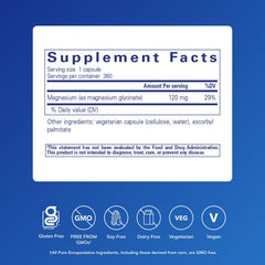Closeup of Pure Encapsulations Magnesium Glycinate capsules highlighting a gentle mineral source