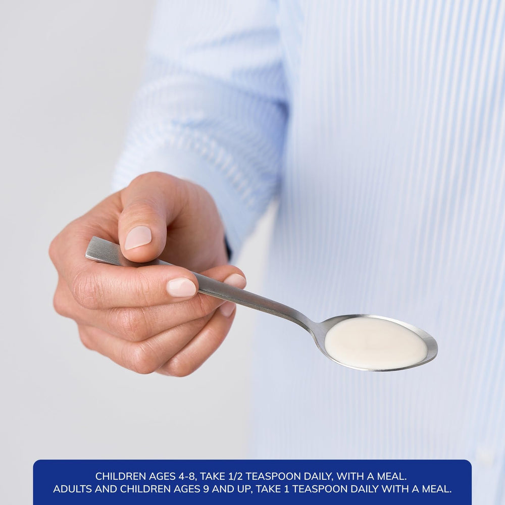 Pure Encapsulations Magnesium Liquid bottle on kitchen counter for easy daily supplementation