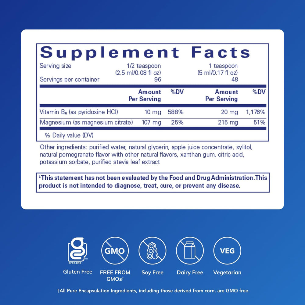 Dropper dispensing magnesium liquid highlighting convenient dosing