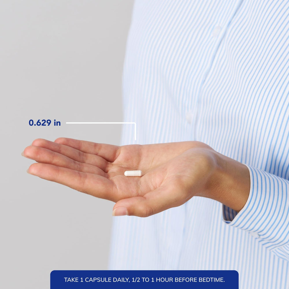 Label detail of Pure Encapsulations Melatonin 20 mg highlighting gluten-free and non-GMO