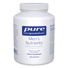 Pure Encapsulations Men's Nutrients bottle front showing product branding for daily energy support