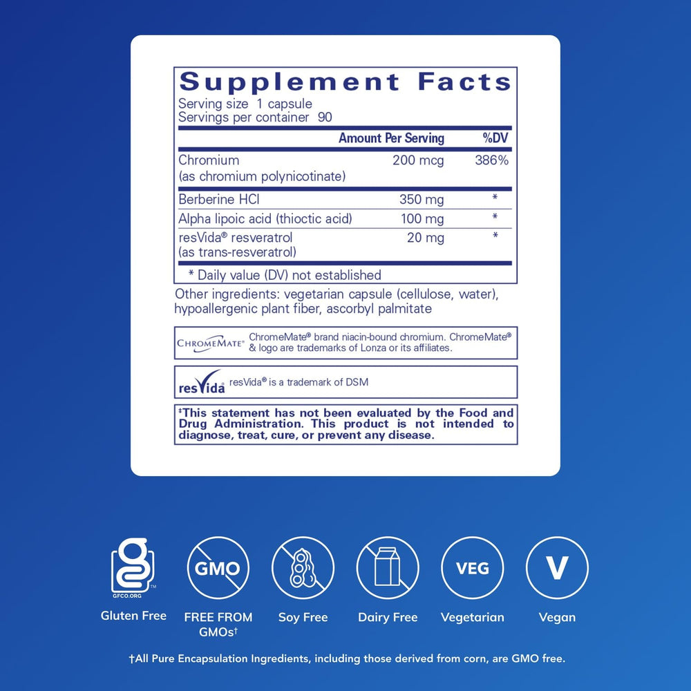 Pure Encapsulations Metabolic Xtra bottle side view showing label and cap