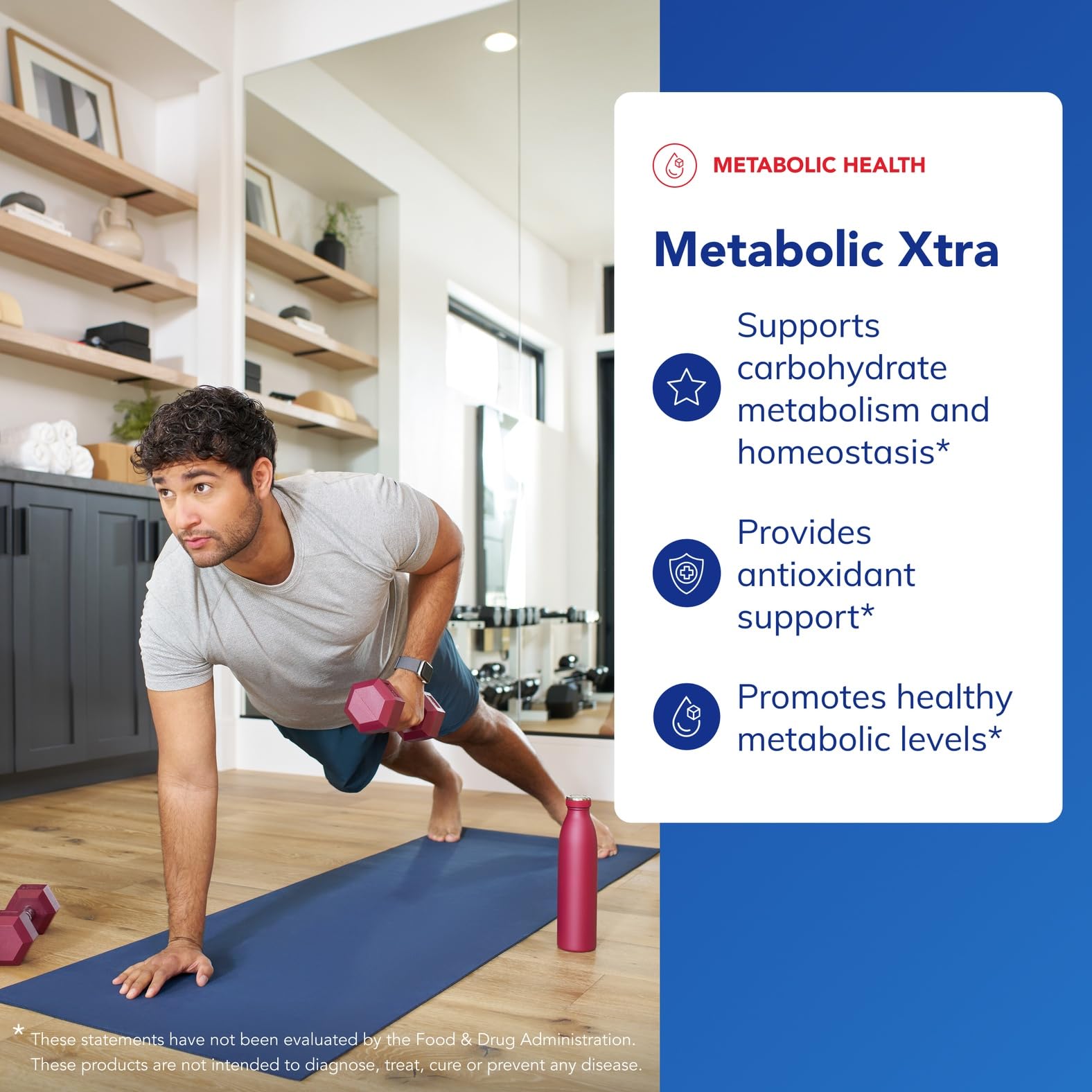 Metabolic Xtra capsules spilled from bottle for daily use illustration